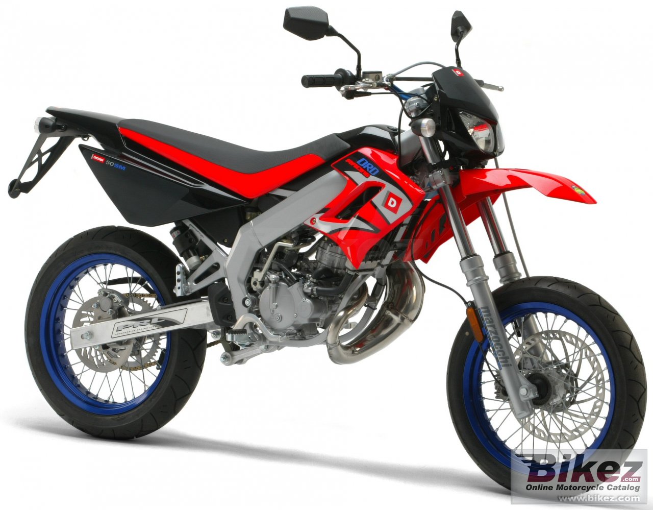 Big Derbi supermotard racer picture and wallpaper from Bikez.com